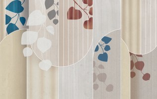 GIN22PAS | Carta da parati geometrico e natura Col. OD06